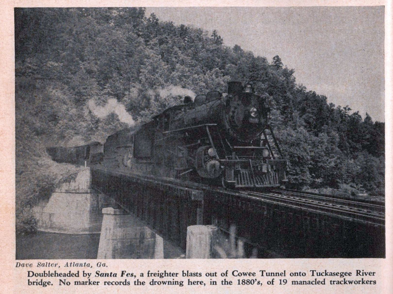 1882 Cowee Tunnel Disaster heroism, mistaken identity - Asheville 